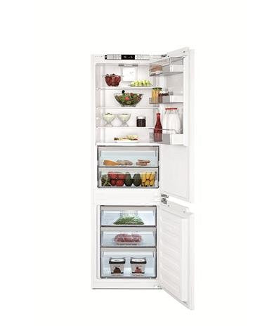Blomberg BRFB1050FFBI 24" Built-in Bottom-Freezer Refrigerator with 3 Glass Shelves, 2 Transparent Crisper Drawers, Antibacterial Interior, Reversible Door and Custom Panel Ready