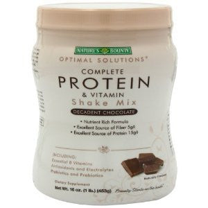 Nature's Bounty Protein Shake Mix, Decadent Chocolate
