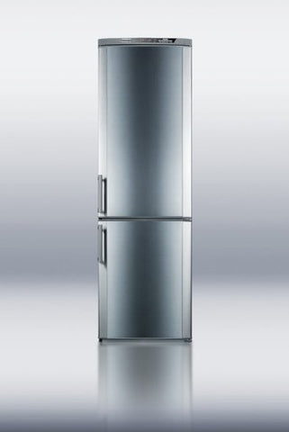 Summit FFBF171SS 12.0 Cu. Ft. Stainless Look Counter Depth Bottom Freezer Refrigerator
