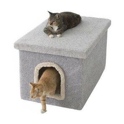 Enclosure Cat Litter Box Color: Beige