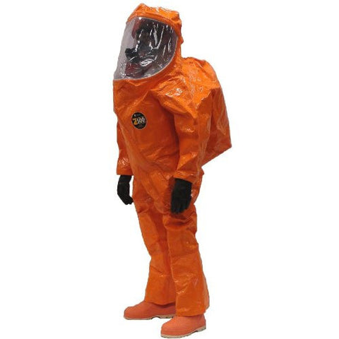 Kappler Zytron 500 Chemical Protection Expanded Back Front Entry Coverall Suit, Vapor Total Encapsulating Style, Disposable