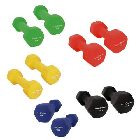Fitness Republic Neoprene Dumbbell Pairs - Combo