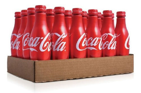 Coca Cola Aluminum Bottle,24 bottles,8.5 fl oz per bottle
