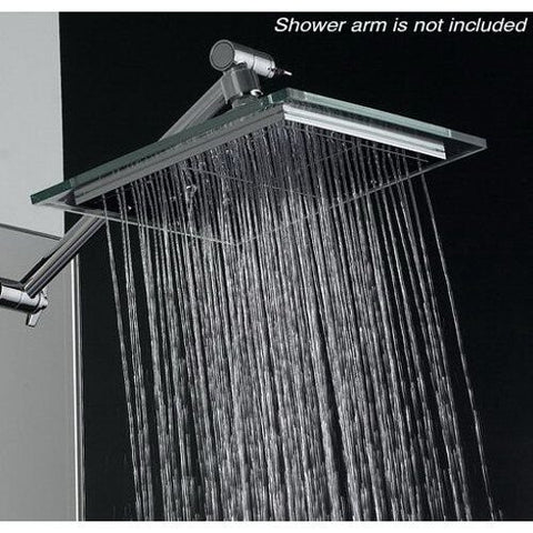 AKDY (TM) Bathroom Chrome Shower Head 8" AZ6021 Rain Style