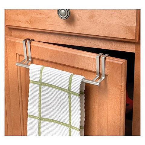 Over Door Towel Holder Brushed Nickel