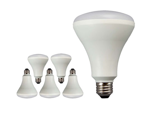 TCP LBR301050KND6 LED BR30 - 65 Watt Equivalent Daylight (5000K) Flood Light Bulb - 6 Pack