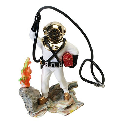 Action Air® Diver Aerating Aquarium Ornament w/Pressure Control Valve - Pick Your Color!