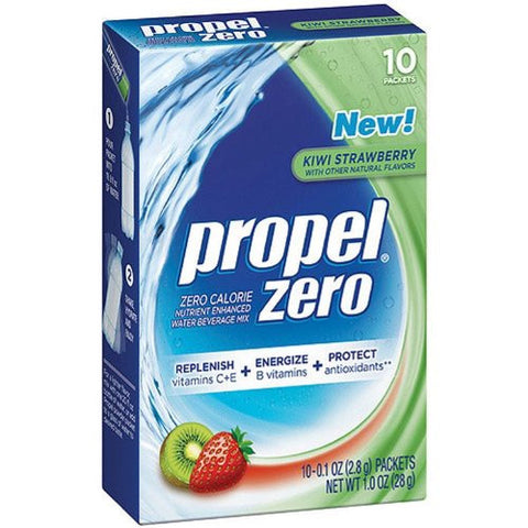 Gatorade Propel Zero Powder Sticks Kiwi Strawberry, 10-Count (Pack of 6)