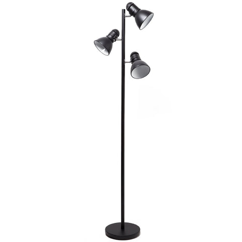 Boston Harbor TL-TREE-134-BK-3L 3-Light Tree Lamp, Black