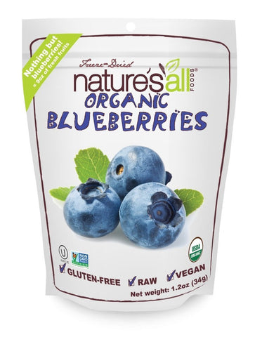 Nature's All Foods Freeze-Dried Blueberries, 1.2 Ounce