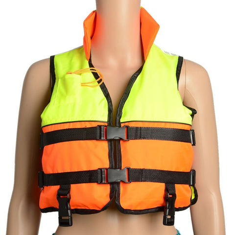 Micromall(TM) Xj02-1 Stand Collar Kids Life Jacket Life Vest Swimming Jacket for 5-11 Years Old Children Youth Boy Girl Size Xl