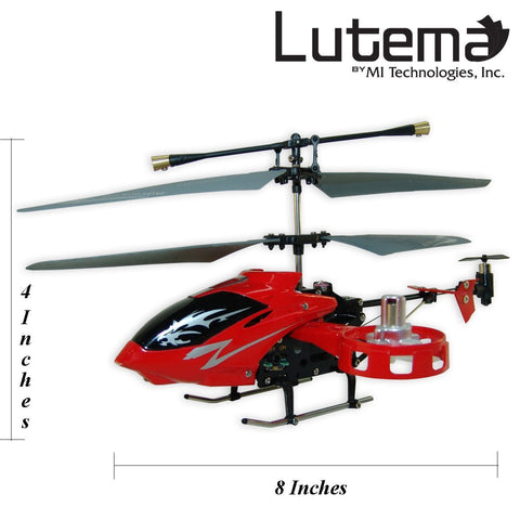 Lutema Avatar Hovercraft 4CH Remote Control Helicopter - Red