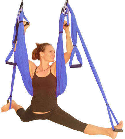 Wing Yoga Swing - Inversion Sling with Straps Daisy Chain (See Color Options)