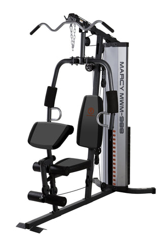 Marcy 150 Pound Weight Stack Home Gym with Arm Press