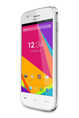 BLU Advance 4.0 Unlocked Dual SIM Phone (White)