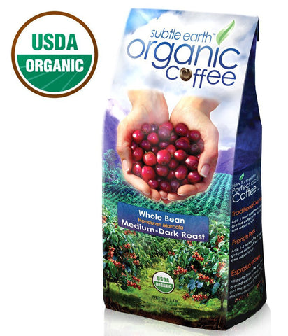 Cafe Don Pablo Subtle Earth Organic Gourmet Coffee Medium-Dark Roast Whole Bean, 2 Pound