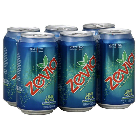 Soda Cola Lime 6Pk (Pack of 4)