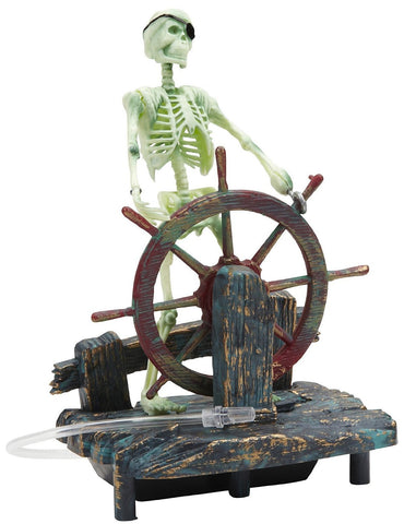 Action Air® Pirate Skeletons & Pirate Ships Live Action Aquarium Ornaments w/Bonus