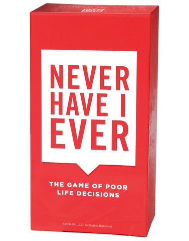 Never Have I Ever - the Card Game of Poor Life Decisions