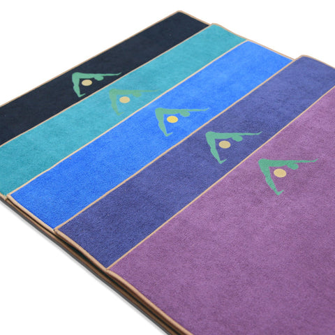 Aurorae Synergy 2-in-1 Yoga Mat with Integrated Towel - 5mm Thick, 72" Long. #1 in Customer Statisfaction. US Patent Protected