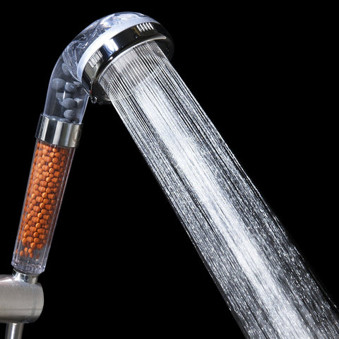 ZenFresh Filtration Shower Head for Dry Skin & Hair High Pressure Water Saving Ionic Handheld Showerhead