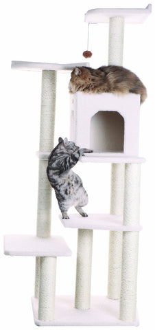 Armarkat Cat tree Furniture Condo, Height- 60-Inch to 70-Inch