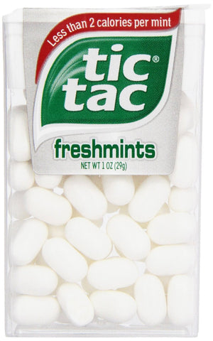 tic tac Freshmint Singles, 1 Ounce (Pack of 12)