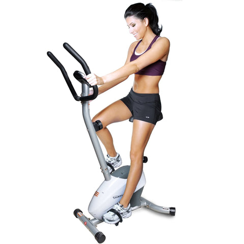 Velocity Exercise Magnetic Upright Exercise Bike