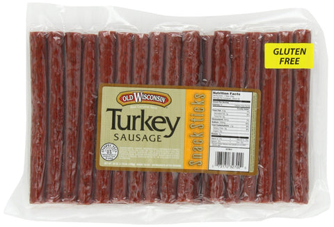 Old Wisconsin Snack Sticks, Turkey, 28-Ounce