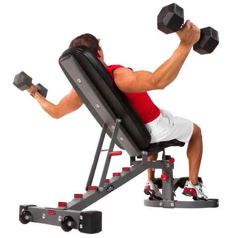 XMark Fitness Commercial 11-Gauge Flat/Incline/Decline Bench