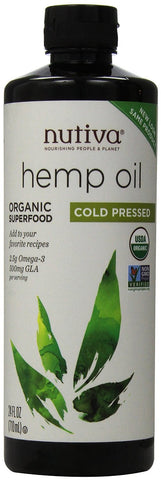 Nutiva Organic Hemp Oil, 24-Ounce Bottle