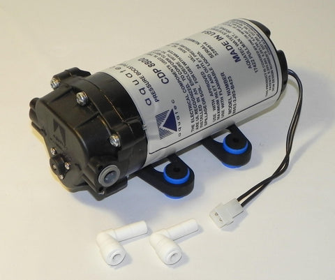 Aquatec CDP 8800 high flow Pressure boost pump 8852-2J03-B423 100GPD - 200 GPD RO reverse osmosis booster pump 24VAC 1/4 and 3/8