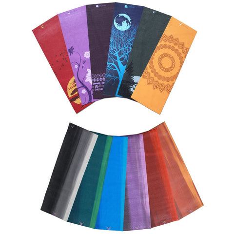 Aurorae Printed Yoga Mat - 5mm Thick, 72" Long. Best Rated Customer Service. Slip Free Rosin Included with each mat.