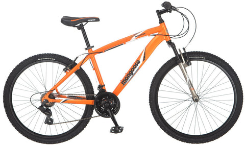 Mongoose Men's Montana Mountain Bike, Matte Orange, Medium
