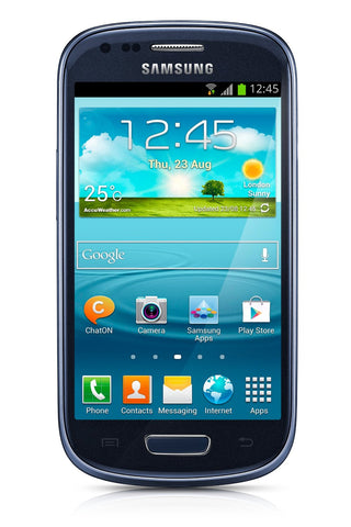Samsung Galaxy S3 Mini GT-i8200 Factory Unlocked International Version - Retail Packaging - Blue