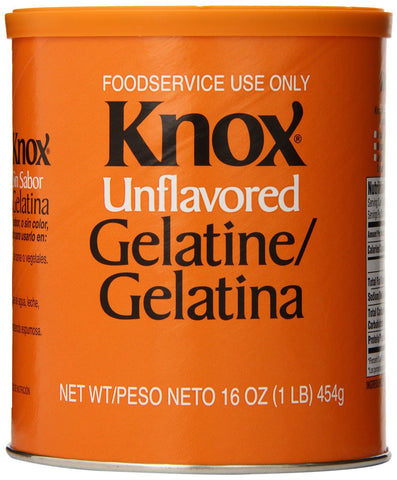 Knox Original Gelatin, Unflavored, 16-Ounces Cans (Pack of 2)