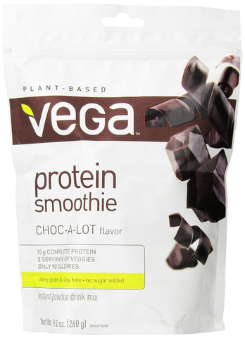 Vega Protein Smoothie, Choc-a-lot, Pouch, 9.2 oz
