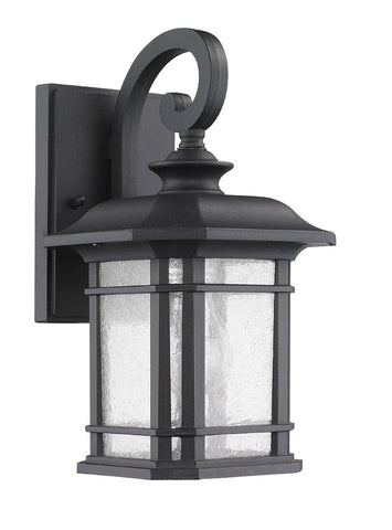 Chloe Lighting CH22021BK13-OD1 "Franklin" Transitional 1-Light Black Outdoor Wall Sconce 12.75" Height